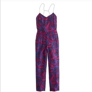 J CREW SILK JUMPSUIT